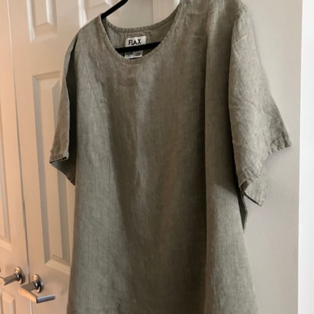FLAX Like New Linen Top  (Size 2G /  2XX)